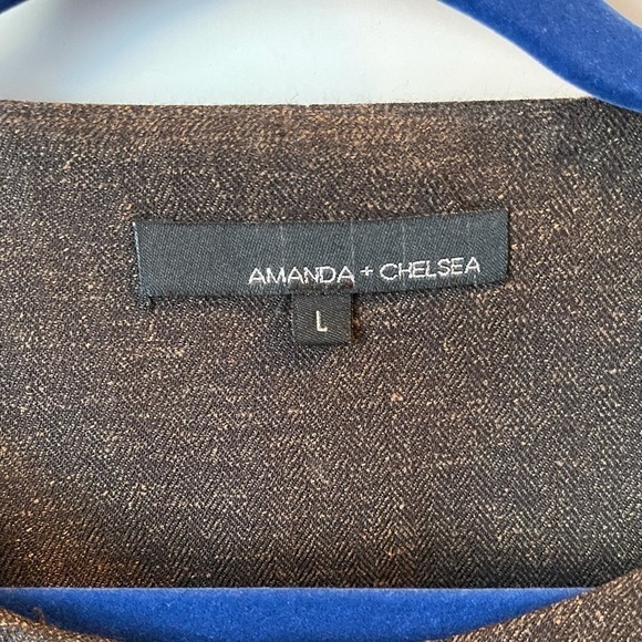 Brown marled tweed knit topper jacket - Picture 4 of 8